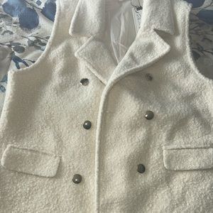 White long vest brand new